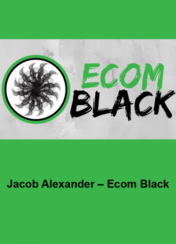 Jacob Alexander - Ecom Black