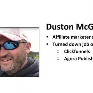 Duston McGroarty - Affiliate Business in a Box