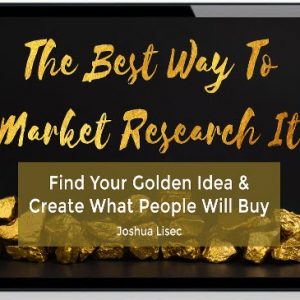 Joshua Lisec - The Best Way To Market Research It