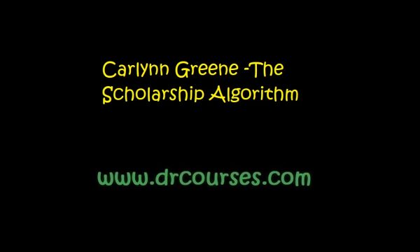 Carlynn Greene -The Scholarship Algorithm