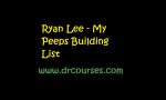 Ryan Lee - My Peeps Building List