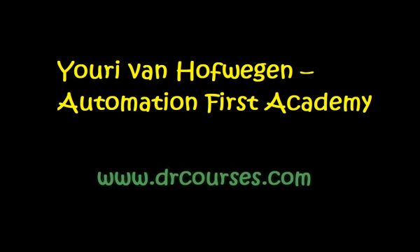 Youri van Hofwegen – Automation First Academy d