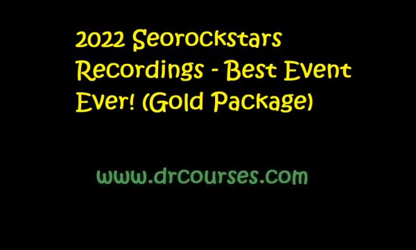 2022 Seorockstars Recordings - Best Event Ever! (Gold Package)