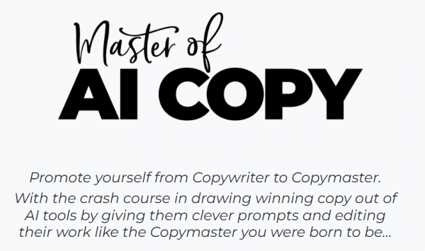 Master of AI Copy - Copy School by Copyhackers